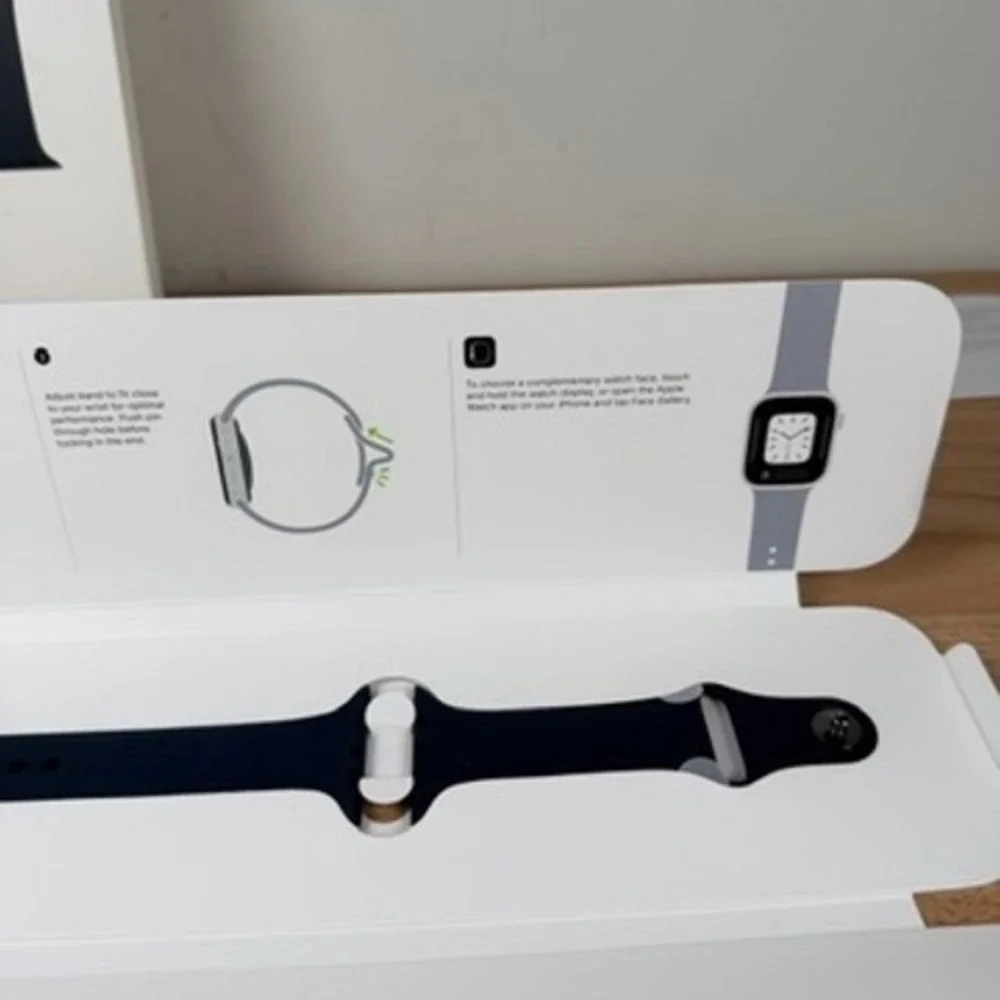 Apple‎ Watch 45MM Midnight Sport Band M/L NEW Open Box Unisex Replacement Gift